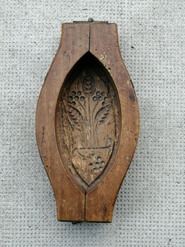Ancien moule beurre bois - à,