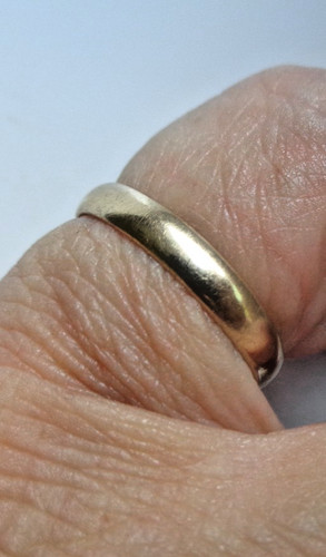 Bague alliance vintage - vintage, or