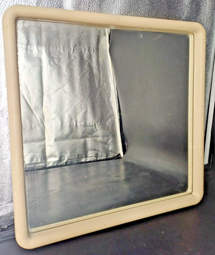Miroir carre mural - carre, plastique