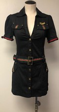 COOGI BLACK BUTTON FRONT SHORT