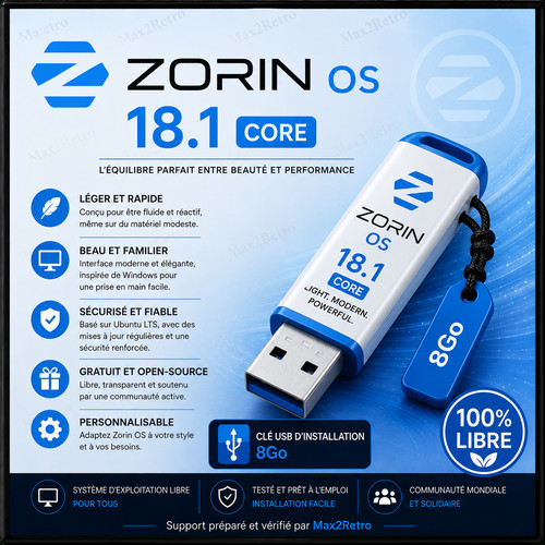 Clé usb zorin - zorin, os