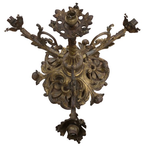 Lustre bronze ancien style