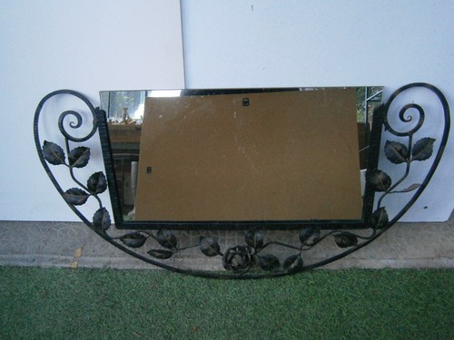 Ancien miroir glace vintage - glace,