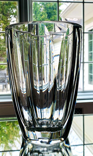 Saint louis crystal vase - saint-louis,