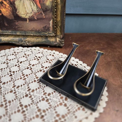Double porte pipes vintage - porte-pipes,