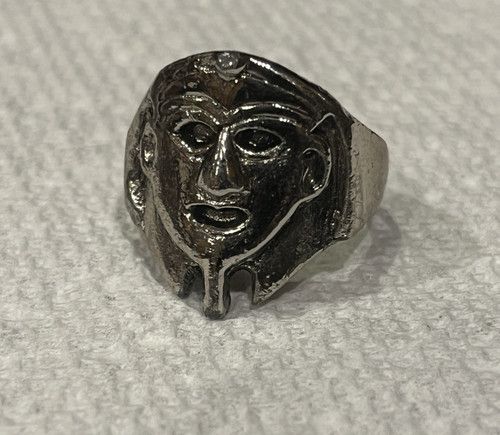 Egyptian pharaoh ring face - egyptian,