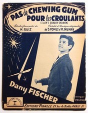 Partition vintage sheet music