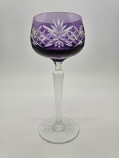 Amethyst Cut to Clear Crystal