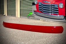 1948–953 Chevrolet 3100 Trucks Front Bumper 71in GM-U Bright Red USED