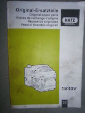 HATZ moteur diesel 1B 40 V -