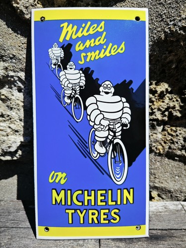 Plaque émaillée michelin - plaque,