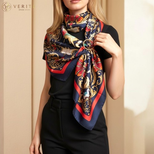 Rare vintage foulard soie - foulard, en