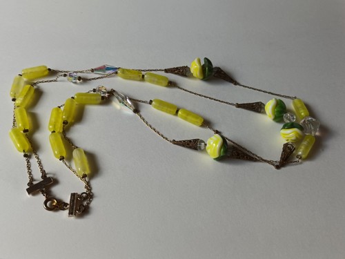 Ancien collier vintage perles - ancien,