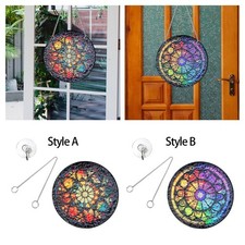 Vitrail décoratif suspendu en