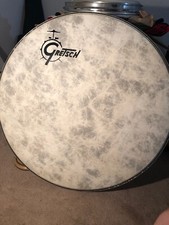 Gretsch Bass Drum Head Fiberskyn 26 With Offset Logo - No Remo Logo!