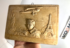 1927 Rare bas relief Lindbergh