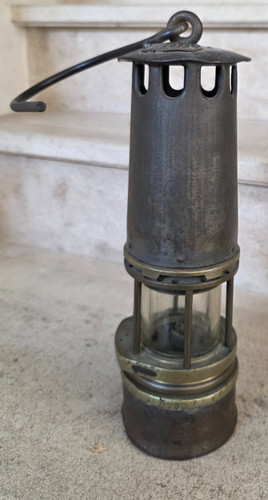 Ancienne lampe mineur - ancienne,