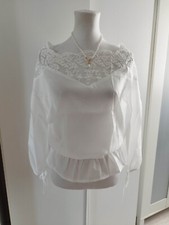 Blouse Fine Blanche Avec