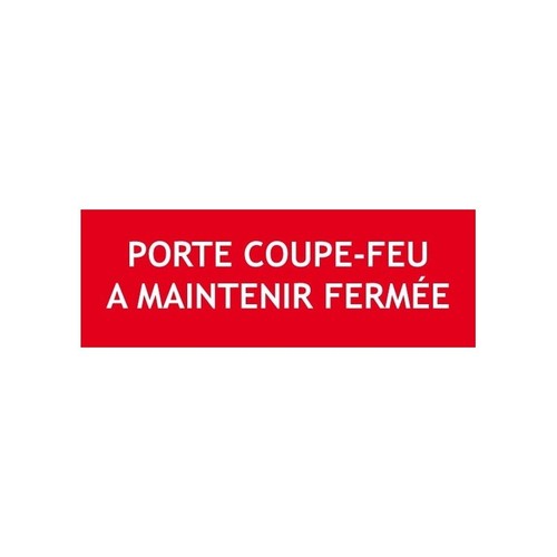 Panneau porte coupe - "porte, feu