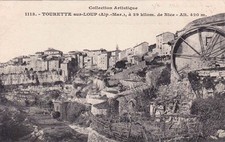 Antique postcards postcards TOURRETTES-SUR-LOUP 1113 general view