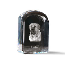 Boerboel - Kristallwürfel Avec Image,Hundebild En Cristal,Sechseckiger Papiercl