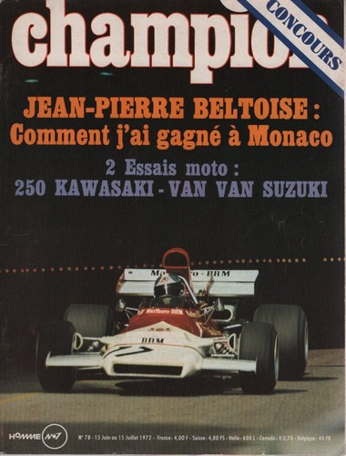Champion 1972 de monaco - 1972, gp