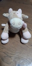 Doudou peluche vache lola