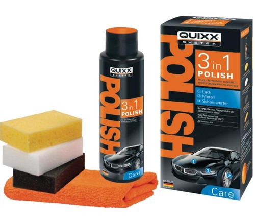 Quixx polish 3in1 kit - 3in1,
