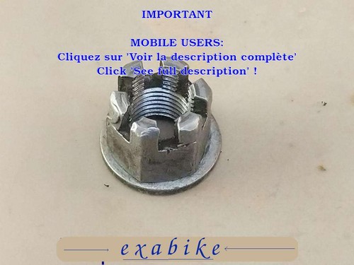 Ecrou axe roue arriere - ecrou, d'axe