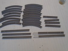 FLEISCHMANN Ech N. LOT de  RAILS COURBES et DROITS en MAILLECHORT