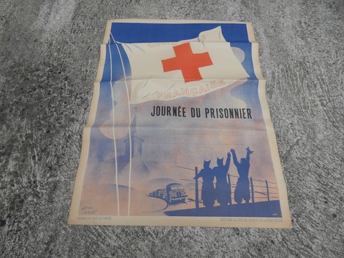 Vichy 1941 ww2 affiche - affiche, croix