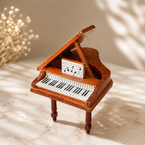 Petit piano miniature bois - piano,