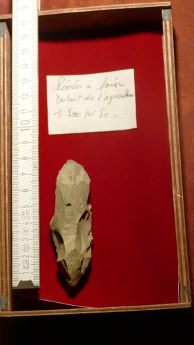Silex prehistoire pointe - ", a