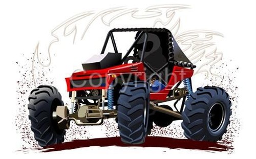 Dune buggy atv short sleeve - short,
