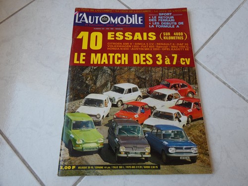 Magazine automobile 276 1969 - magazine,