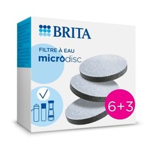 Cartouche BRITA - MicroDisc - Pack de 9 - 1 filtre  1 mois de filtration