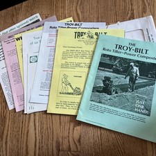 Vtg 1975 Troy Bilt Toto Tiller Power Composter Catalog Advertising Package