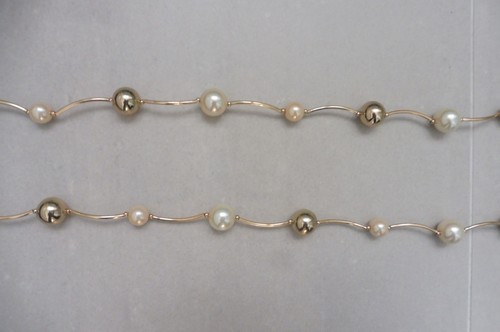 Long collier sautoir - , doré