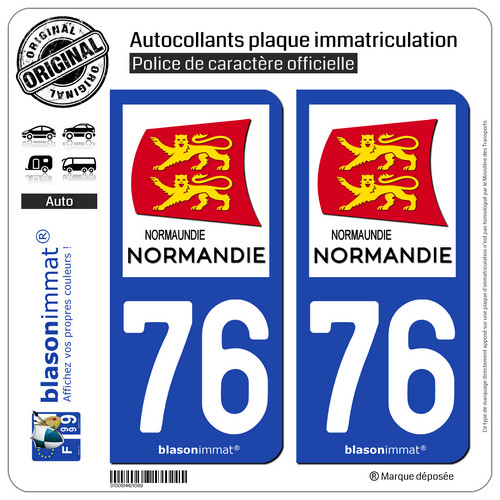 Stickers autocollants plaque - 2,
