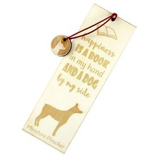 Pinscher nain marque-page pour le bonheur Art-Dog
