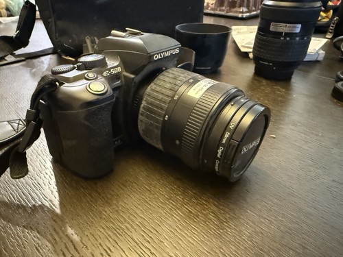 Olympus 500 camera bundle - camera, w/