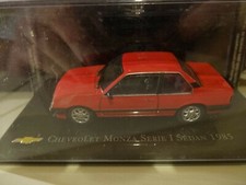 Chevrolet Monza S 1 Sedan 1985 Rouge  1/43 Ixo Brazil Neuf com Opel Ascona E