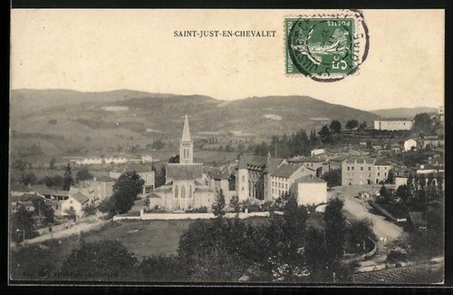 Cpa saint just - cpa, saint-just-en-chevalet