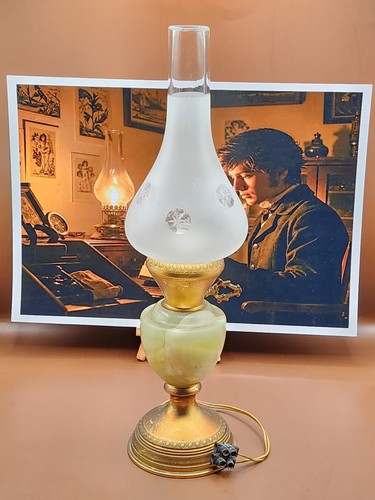 Lampe table style pétrole - de,
