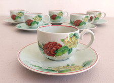 SERVICE  de 6 tasses à café