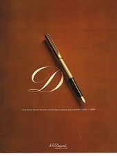 1975 ADVERTISEMENT DUPONT Pen
