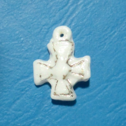 Fève ancienne croix - ancienne.,
