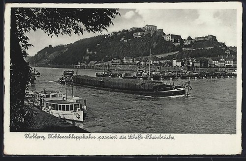 Carte postale coblence la - carte, coblence,