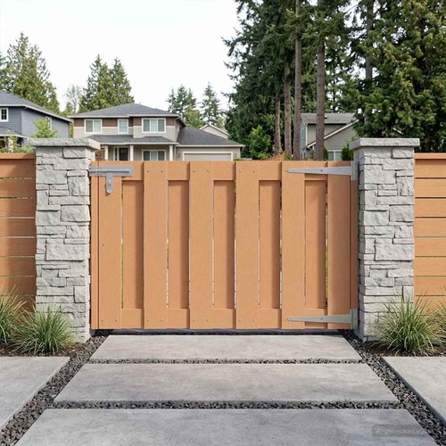 Portillon wpc 100x150 porte - portillon,