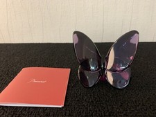 Papillon violet en cristal de